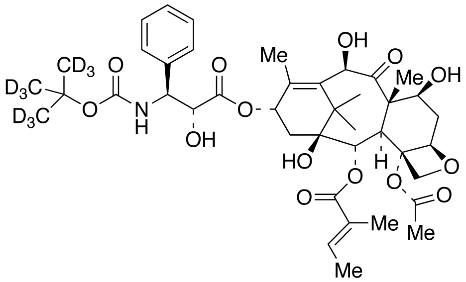 2-Desbenzoyl-2-tiglyl Docetaxel-d9