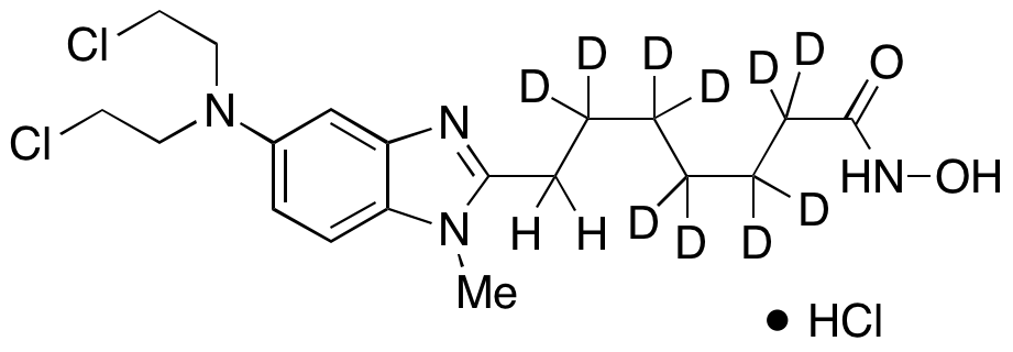 2-Desbutylcarboxy-2-(N-hydroxyheptanamino) Bendamustine Hydrochloride-D10