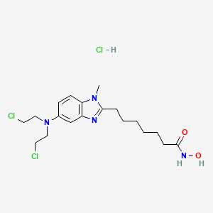 2-Desbutylcarboxy-2-(N-hydroxyheptanamino) Bendamustine Hydrochloride