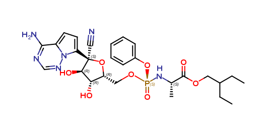 2-Ethylbutyl ((S)-(((2R,3R,4R,5S)-5-(4-aminopyrrolo[2,1-f][1,2,4]triazin-7-yl)-5-cyano-3,4-dihydroxy