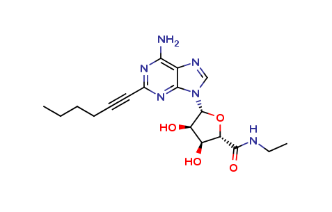 2-Hexynyl-5-N-ethylcarboxamidoadenosine