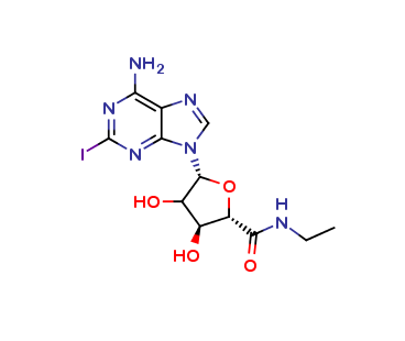2-Iodo-5-ethylcarboxamido Adenosine