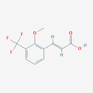 2-Methoxy-3-(trifluoromethyl)cinnamic acid