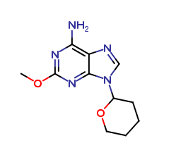 2-Methoxy-9-(tetrahydro-2H-pyran-2-yl)-9H-adenine