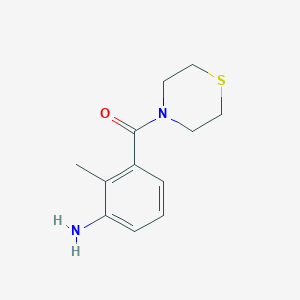 2-Methyl-3-(thiomorpholine-4-carbonyl)aniline