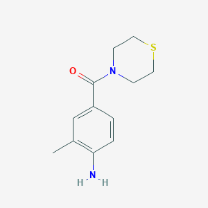 2-Methyl-4-(thiomorpholine-4-carbonyl)aniline