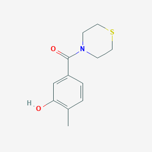 2-Methyl-5-(thiomorpholine-4-carbonyl)phenol