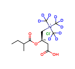 2-Methylbutyryl-L-Carnitine-d9 Chloride