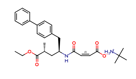 2-Methylpropan-2-aminium(Z)-4-(((2S,4R)-1-([1,1-biphenyl]-4yl)-5-ethoxy-4-methyl-5-oxopentan-2-yl)am