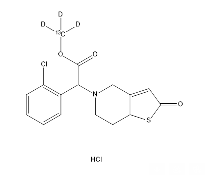 2-Oxo Clopidogrel-13C,d3 Hydrochloride(Mixture of Diastereomers)