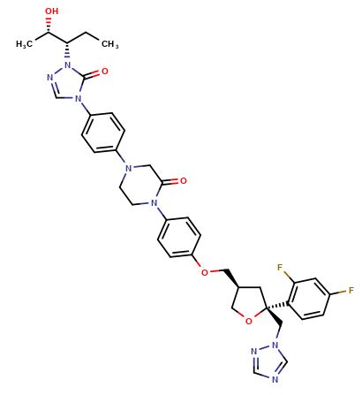 2-Oxo-posaconazole (2-​oxo-​1-​piperazinyl)