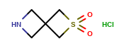 2-Thia-6-azaspiro[3.3]heptane 2,2-dioxide hydrochloride