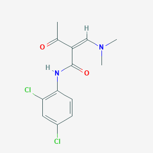 2-acetyl-N-(2,4-dichlorophenyl)-3-(dimethylamino)acrylamide