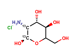 2-amino-2-deoxy-D-[1,2-13C2]glucose hydrochloride