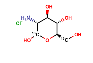 2-amino-2-deoxy-D-[1,6-13C2]glucose hydrochloride
