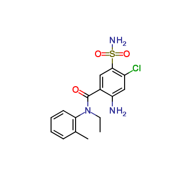 2-amino-4-chloro-N-ethyl-5-sulfamoyl-N-(o-tolyl)benzamide