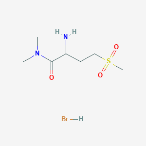 2-amino-4-methanesulfonyl-N,N-dimethylbutanamide hydrobromide