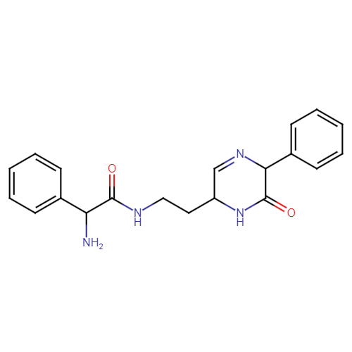 2-amino-N-[2-(1,2-dihydro-6-oxo-5-phenyl-2-pyrazinyl)ethyl]-2-phenylacetamide