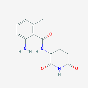 2-amino-N-(2,6-dioxopiperidin-3-yl)-6-methylbenzamide