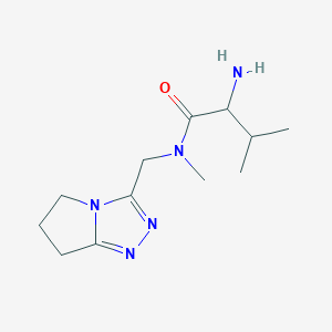 2-amino-N,3-dimethyl-N-{5H,6H,7H-pyrrolo[2,1-c][1,2,4]triazol-3-ylmethyl}butanamide