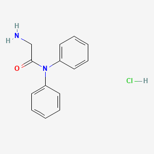 2-amino-N,N-diphenylacetamide hydrochloride
