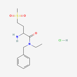 2-amino-N-benzyl-N-ethyl-4-methanesulfonylbutanamide hydrochloride