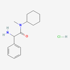 2-amino-N-cyclohexyl-N-methyl-2-phenylacetamide hydrochloride