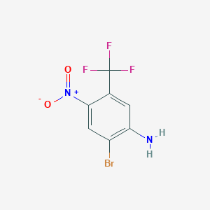 2-bromo-4-nitro-5-(trifluoromethyl)aniline