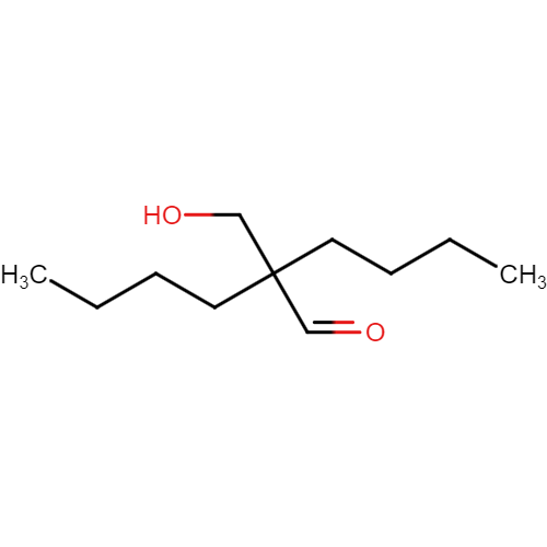 2-butyl-2-(hydroxymethyl)hexanal