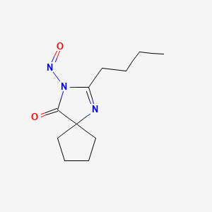2-butyl-3-nitroso-1,3-diazaspiro[4.4]non-1-en-4-one