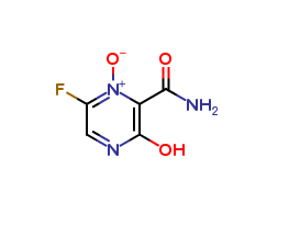 2-carbamoyl-6-fluoro-3-hydroxypyrazine 1-oxide