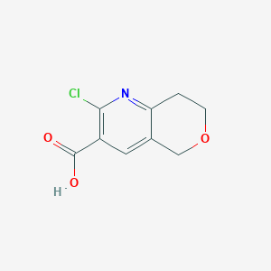2-chloro-7,8-dihydro-5H-pyrano[4,3-b]pyridine-3-carboxylic acid