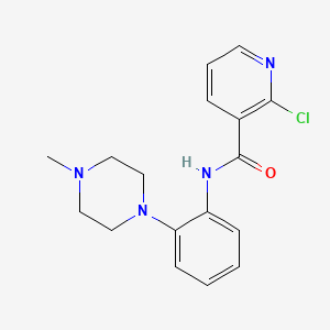 2-chloro-N-[2-(4-methylpiperazino)phenyl]nicotinamide