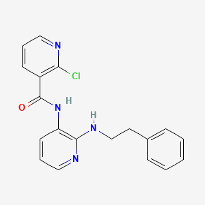 2-chloro-N-[2-(phenethylamino)-3-pyridinyl]nicotinamide