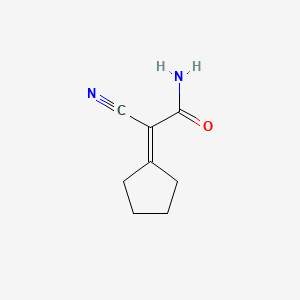 2-cyano-2-cyclopentylideneacetamide