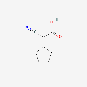 2-cyano-2-cyclopentylideneacetic acid