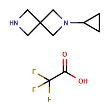 2-cyclopropyl-2,6-diazaspiro[3.3]heptane 2,2,2-trifluoroacetate
