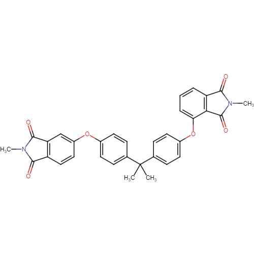 2-methyl-4-(4-(2-(4-((2-methyl-1,3-dioxoisoindolin-5-yl)oxy)phenyl)propan-2-yl)phenoxy)isoindoline-1,3-dione