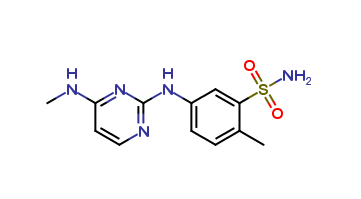 2-methyl-5-((4-(methylamino) pyrimidin-2-yl) amino) benzene sulfonamide