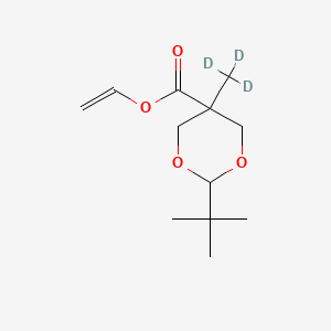 2-tert-Butyl-5-methyl-1,3-dioxane-5-carboxylic Acid Vinyl Ester-d3