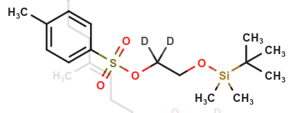 2-tert-Butyldimethylsilyloxyethyl Tosylate-d2
