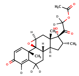 21-O-Acetyl Dexamethasone-d5 9,11-Epoxide (Major)