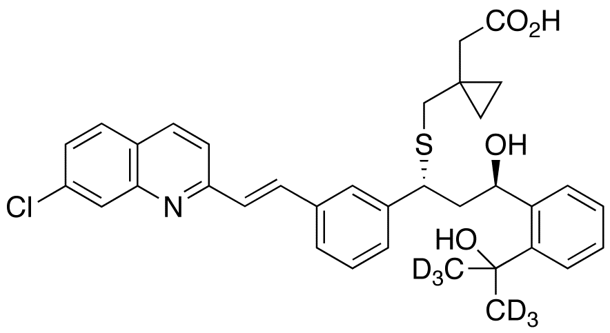 21(R)-Hydroxy Montelukast-d6