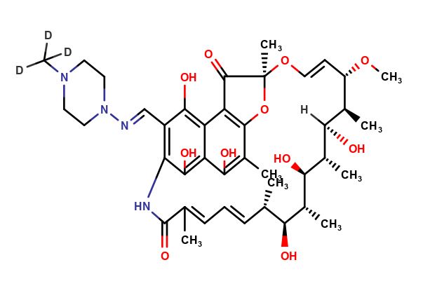 25-Desacetyl Rifampicin-d3