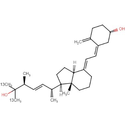 25-Hydroxyvitamin D2-[25,26,27-13C3] (Solution)