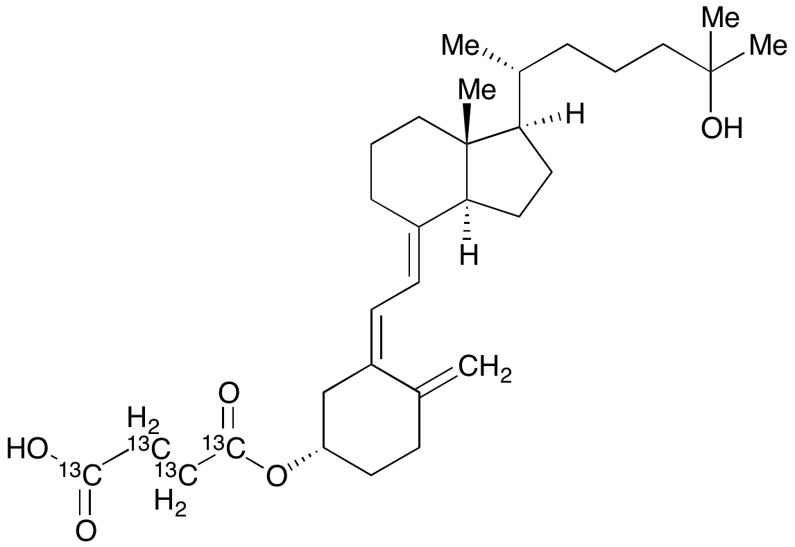 25-Hydroxyvitamin D3 3-Hemisuccinate-13C4 (90%)