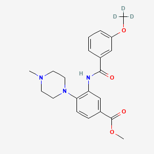 3-[(3-Methoxybenzoyl)amino]-4-(4-methyl-1-piperazinyl)benzoic Acid Methyl Ester-d3