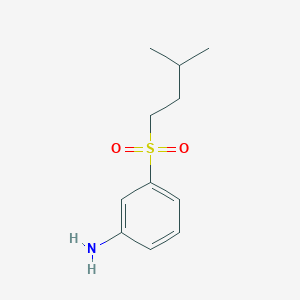 3-[(3-Methylbutane)sulfonyl]aniline