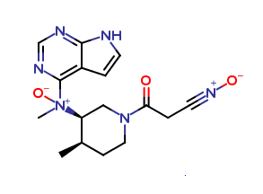 3-[(3R,4R)-4-methyl-3-[methyl({7H-pyrrolo[2,3-d]pyrimidin-4-yl})amino]piperidin-1-yl]-3-oxopropaneni