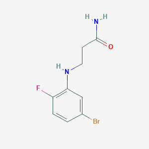 3-[(5-bromo-2-fluorophenyl)amino]Propanamide